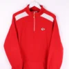 Vintage NFL Chiefs 1/4 Zip Fleece Sweater Large