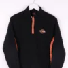 Vintage Harley Davidson 1/4 Zip Fleece Large