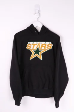 Vintage NHL Stars Embroidered Hoodie Medium