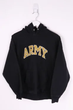 Vintage Army University Hoodie Small