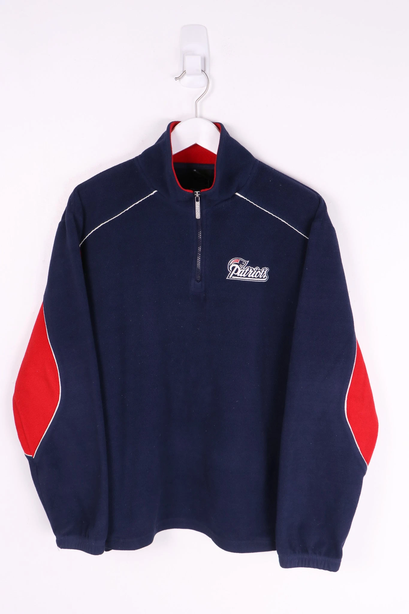 Vintage NFL Patriots 1/4 Zip Fleece Small 1 Vintage NFL Patriots 1/4 Zip Fleece Small