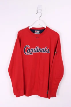 Vintage Nike MLB Cardinals Embroidered Long Sleeve Large