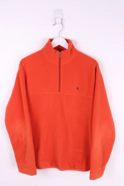 Vintage Ralph Lauren Polo 1/4 Zip Fleece Large