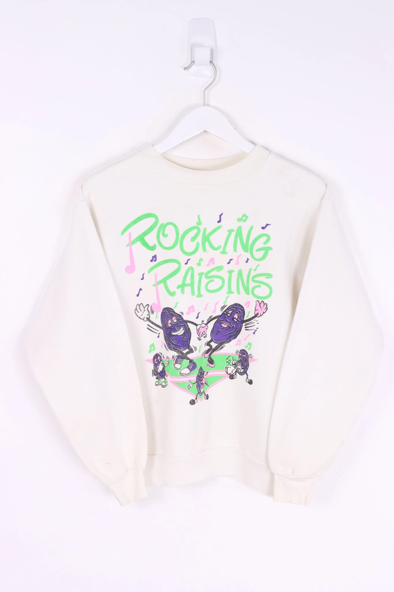 Vintage 90s Rocking Raisins Sweater Medium 1 Vintage 90s Rocking Raisins Sweater Medium