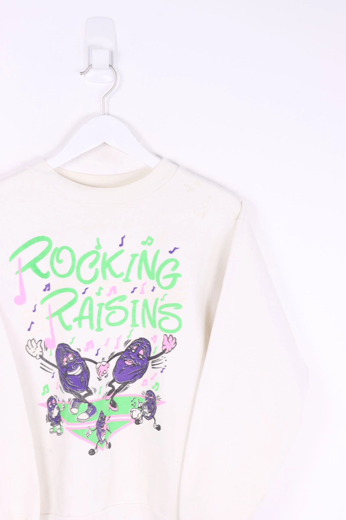 Vintage 90s Rocking Raisins Sweater Medium 2 Vintage 90s Rocking Raisins Sweater Medium - Image 2