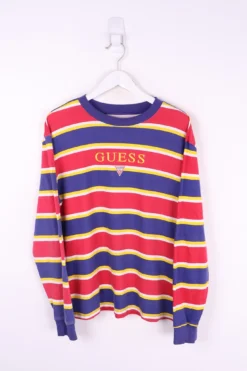 Vintage Guess Embroidered Long Sleeve Medium