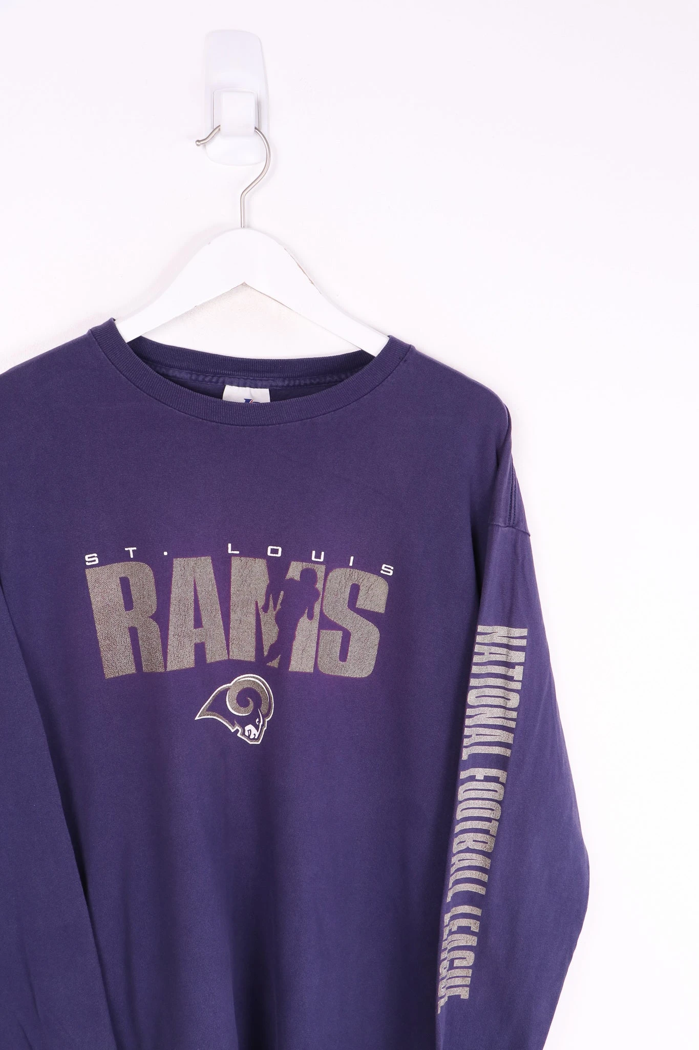 Vintage NFL Rams Long Sleeve Large 2 Vintage NFL Rams Long Sleeve Large - Image 2