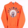 Vintage Illinois Hoodie Small