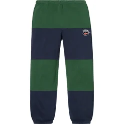 Supreme Nike Green Stripe Sweatpants